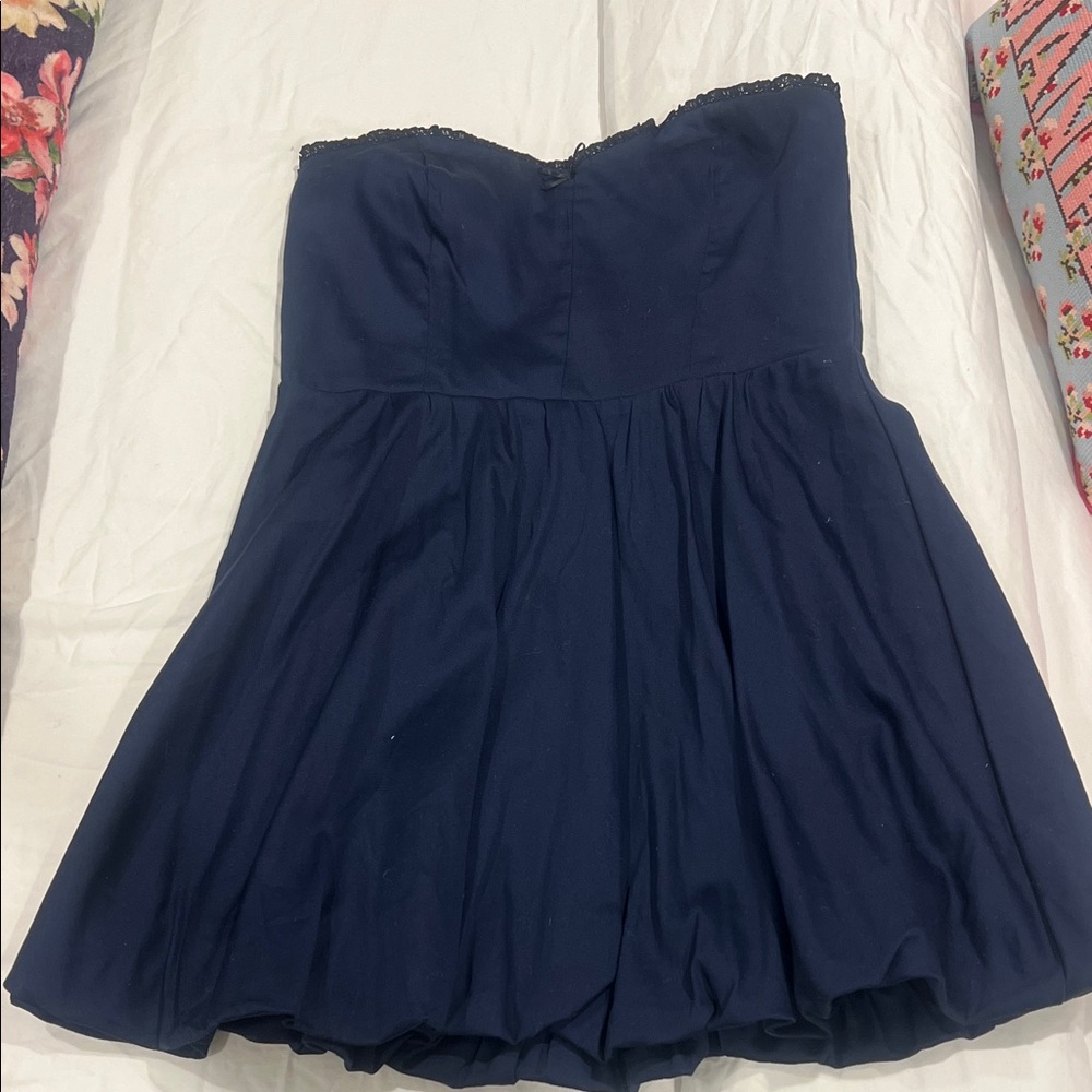 Altar'd State Navy Smocked Dress